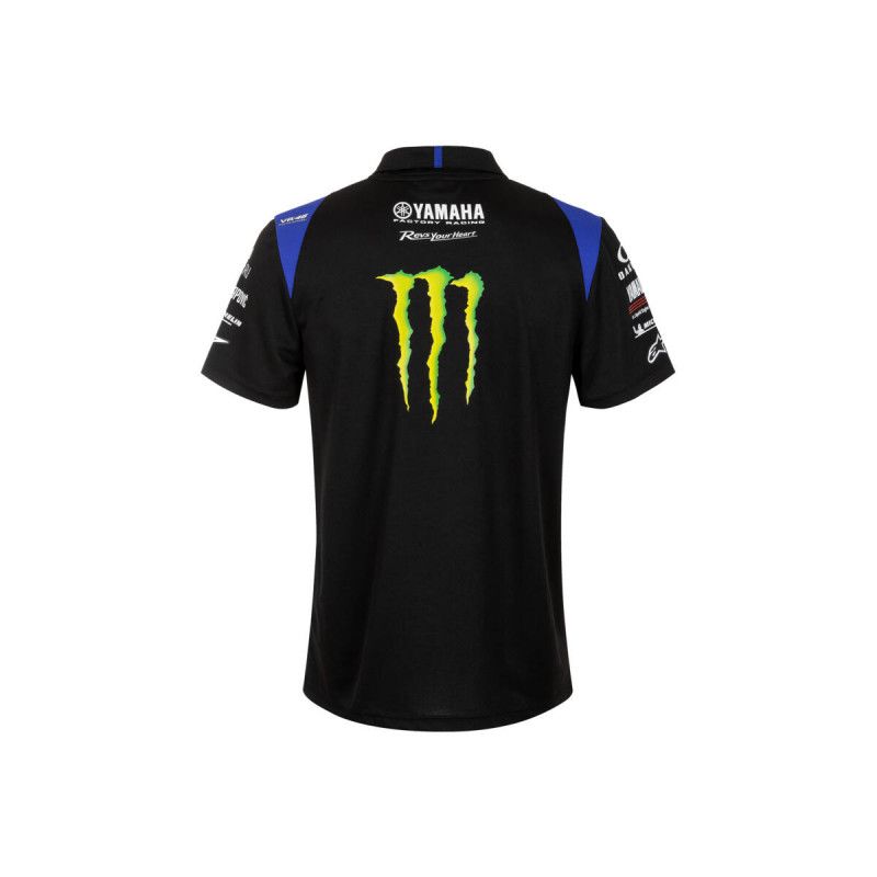 VR 46 Homme Réplique Yamaha Monster Team 2022 T Shirt, Noir, L EU