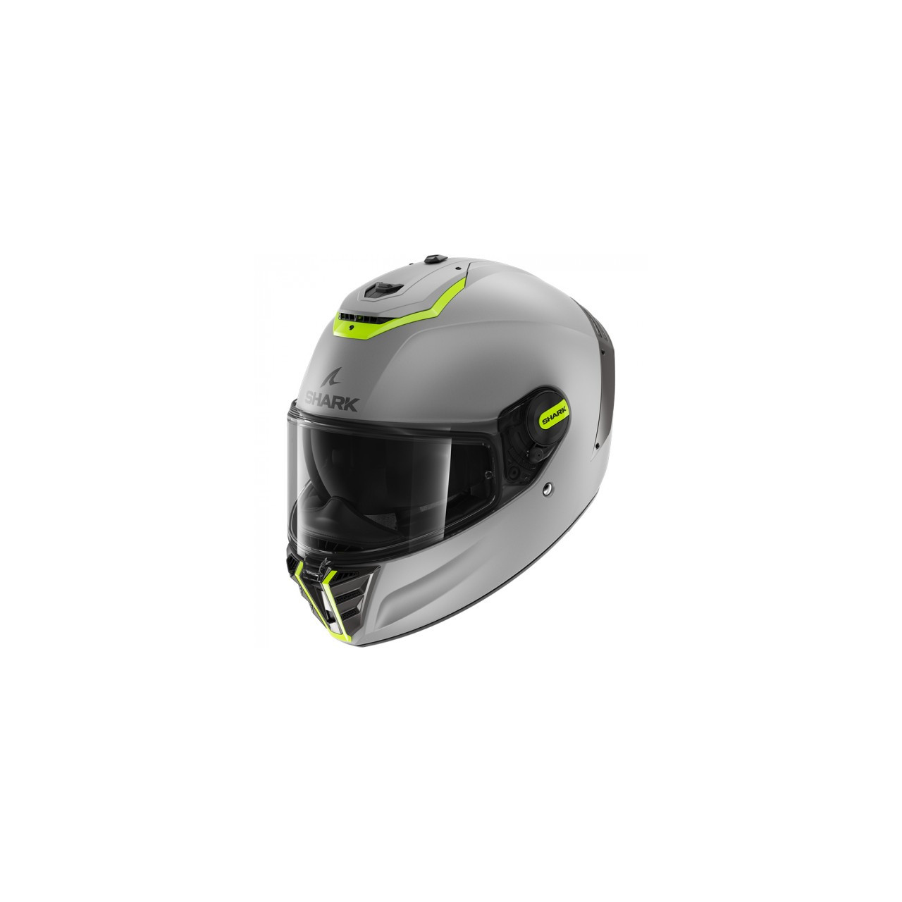 SHARK casque integral spartan rs blank mat silver