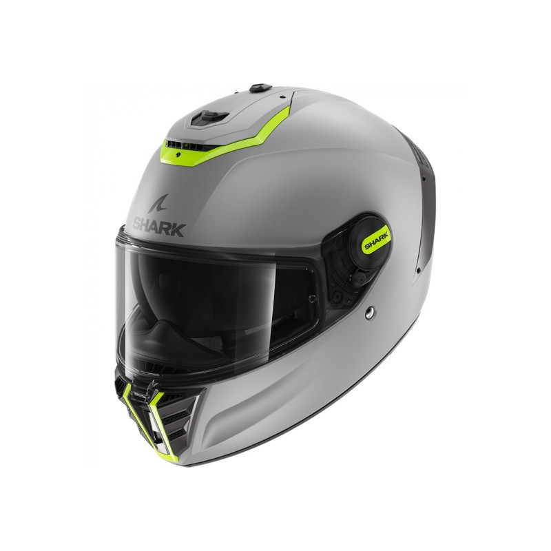 SHARK casque integral spartan rs blank mat silver