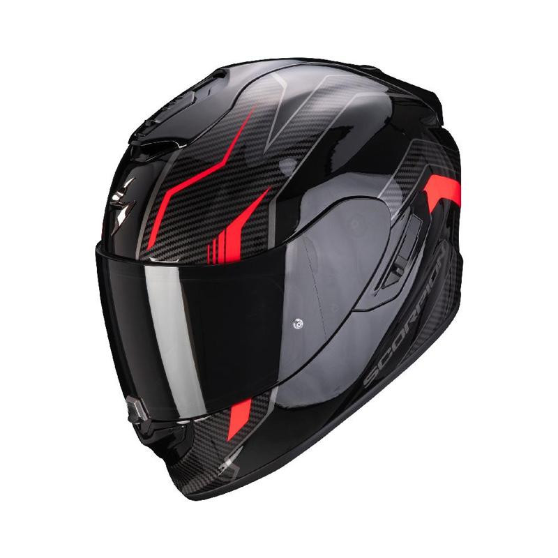 SCORPION CASQUE EXO-1400 AIR FORTUNA ROUGE ET NOIR