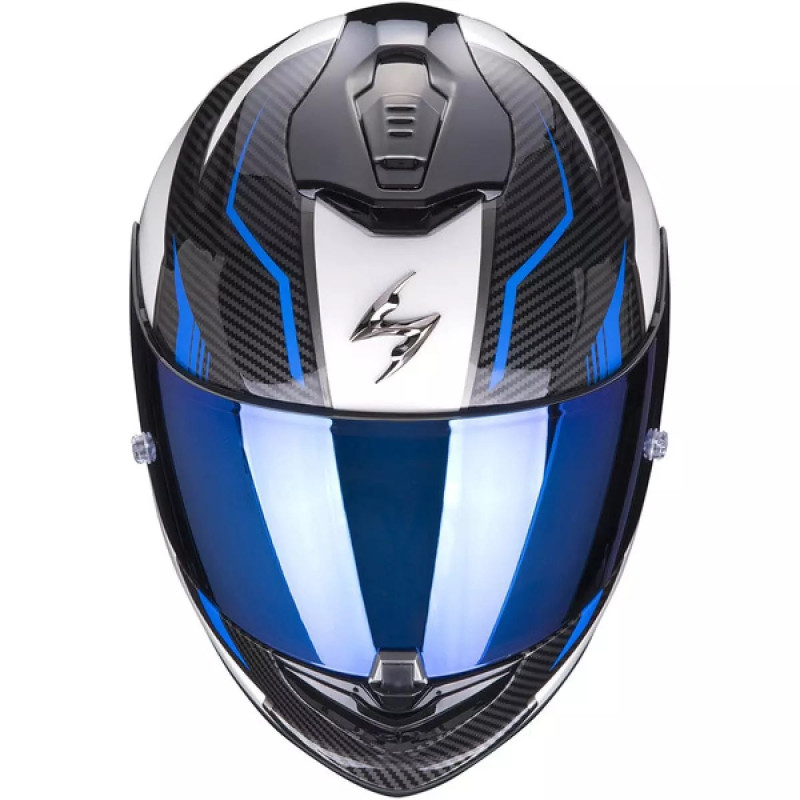 SCORPION CASQUE EXO-1400 AIR FORTUNA BLANC ET BLEU