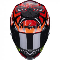 SCORPION CASQUE INTEGRAL EXO R1 FABIO MONSTER REPLICA ROUGE