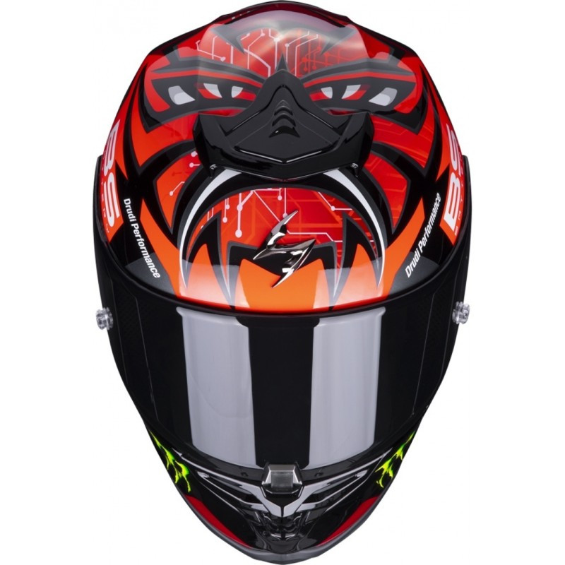 SCORPION CASQUE INTEGRAL EXO R1 FABIO MONSTER REPLICA ROUGE