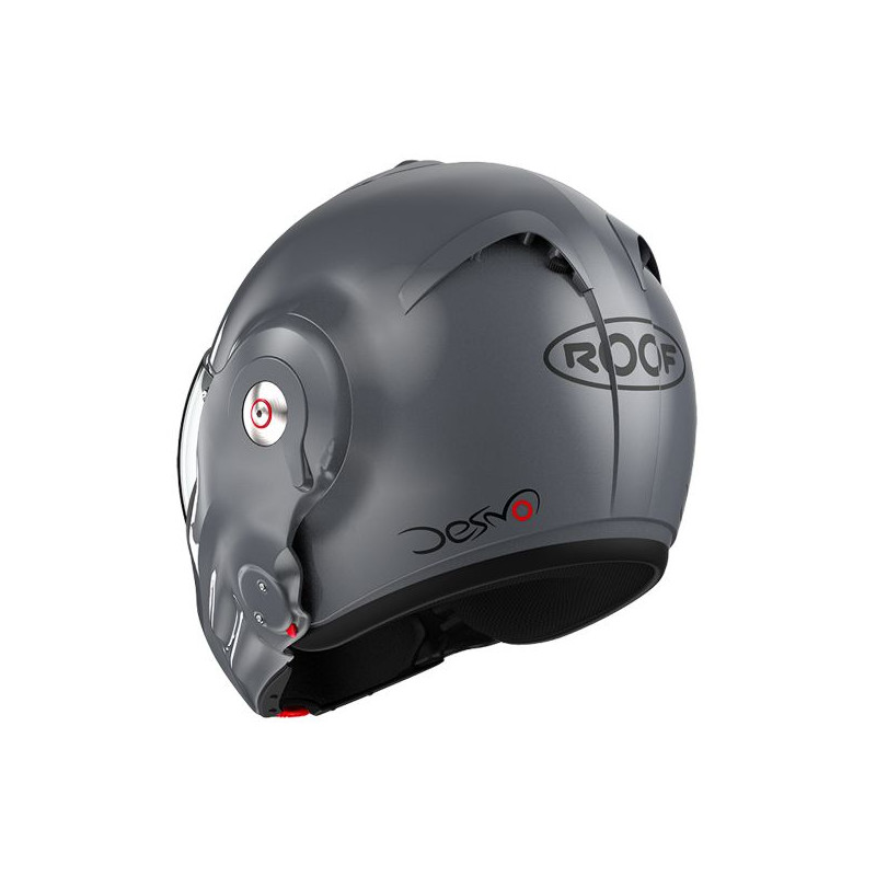 ROOF Casque RO32 Desmo Uni Dark Silver