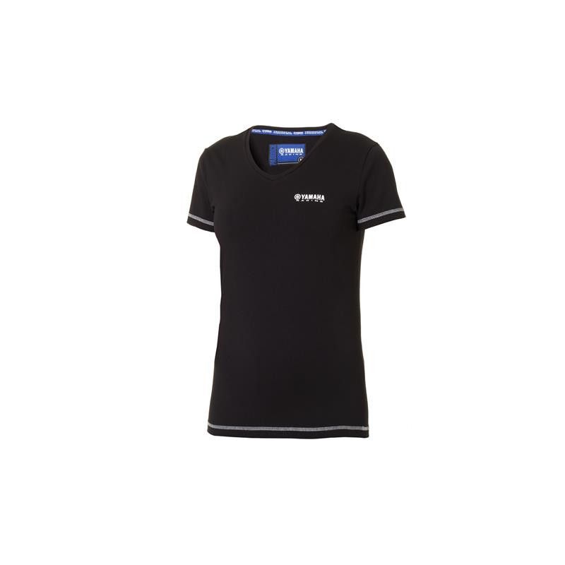 YAMAHA T-shirt femme Paddock Noir