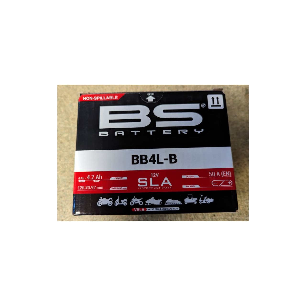 YAMAHA Batterie BB4L-B 907983BB4LB0