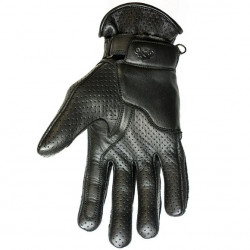 HELSTONS gants corporate été cuir perforés noir