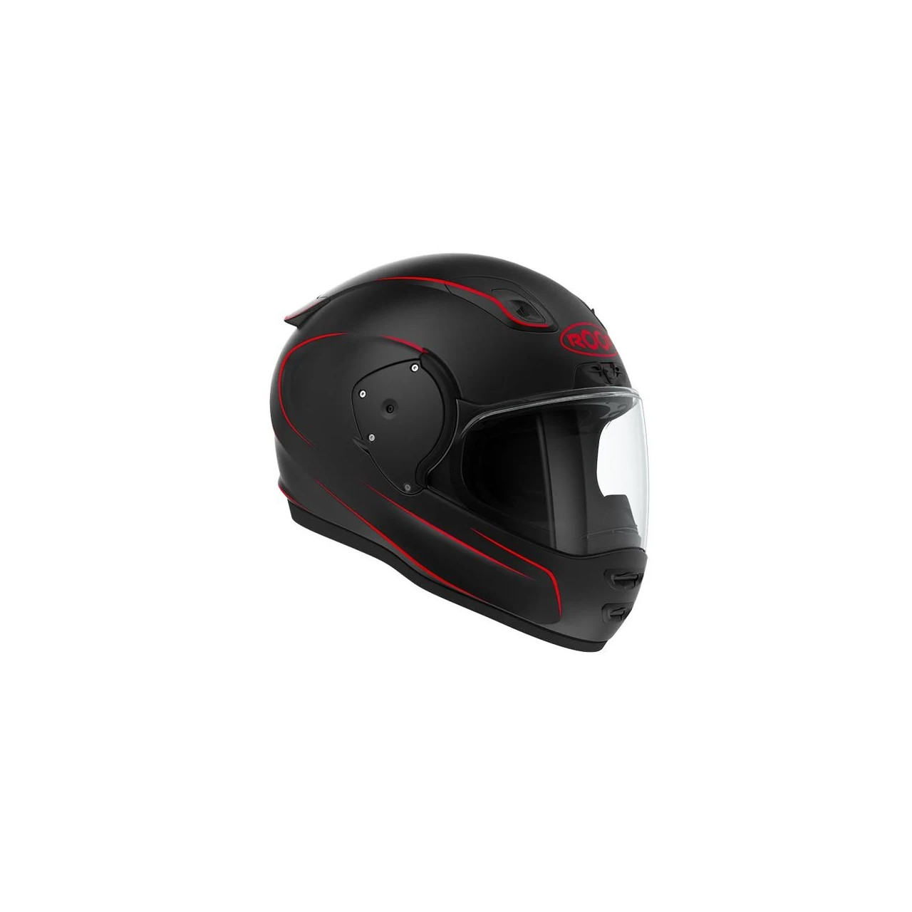 ROOF Casque RO200 NEON NOIR/ROUGE