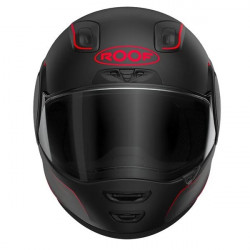 ROOF Casque RO200 NEON NOIR/ROUGE