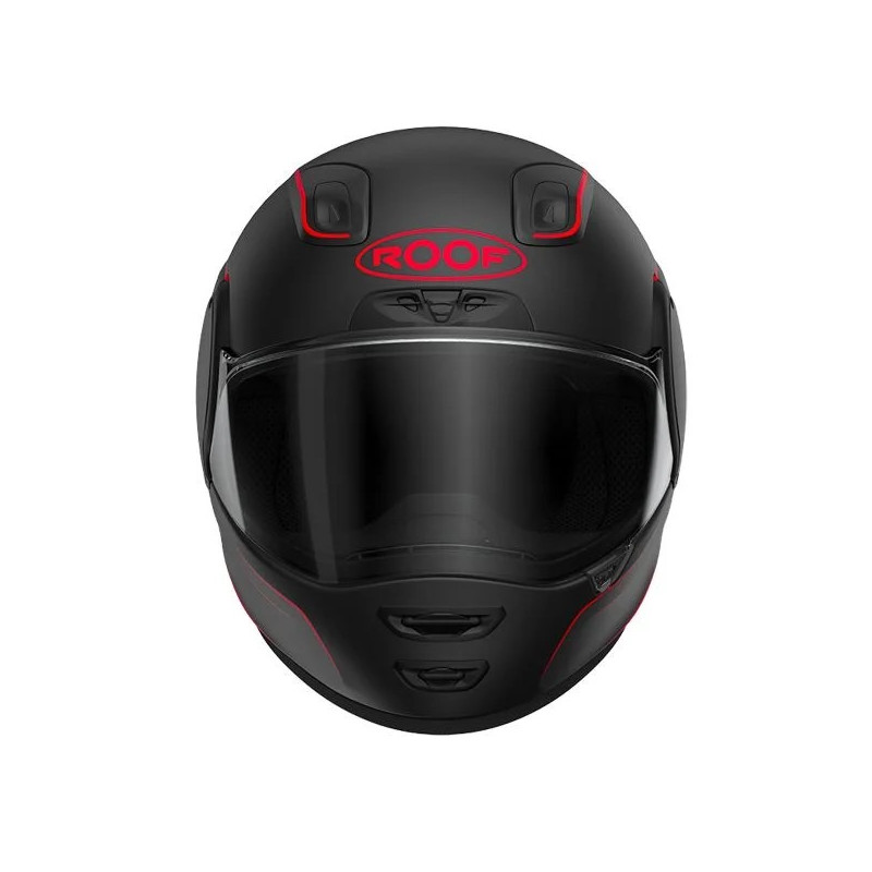 ROOF Casque RO200 NEON NOIR/ROUGE