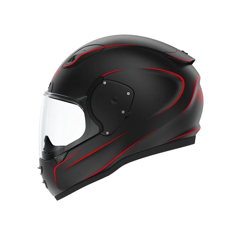 ROOF Casque RO200 NEON NOIR/ROUGE