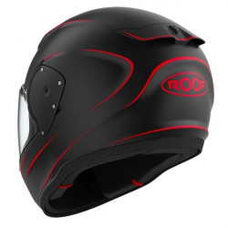 ROOF Casque RO200 NEON NOIR/ROUGE