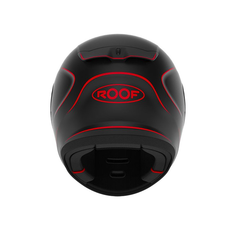 ROOF Casque RO200 NEON NOIR/ROUGE