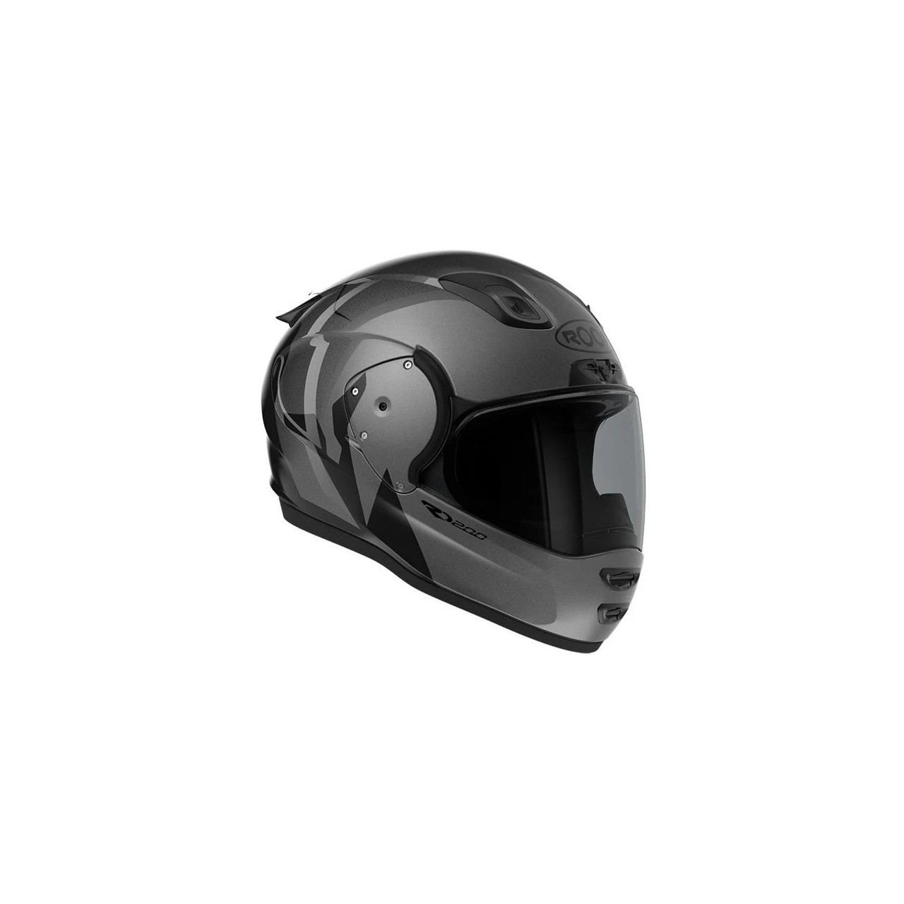 ROOF Casque RO200 NEON TROYAN NOIR ACIER