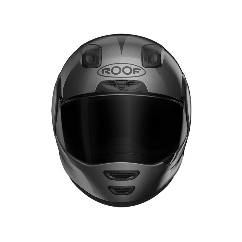 ROOF Casque RO200 NEON TROYAN NOIR ACIER