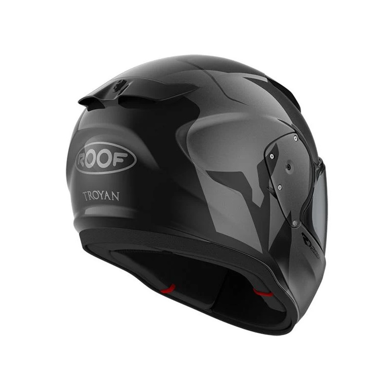 ROOF Casque RO200 NEON TROYAN NOIR ACIER