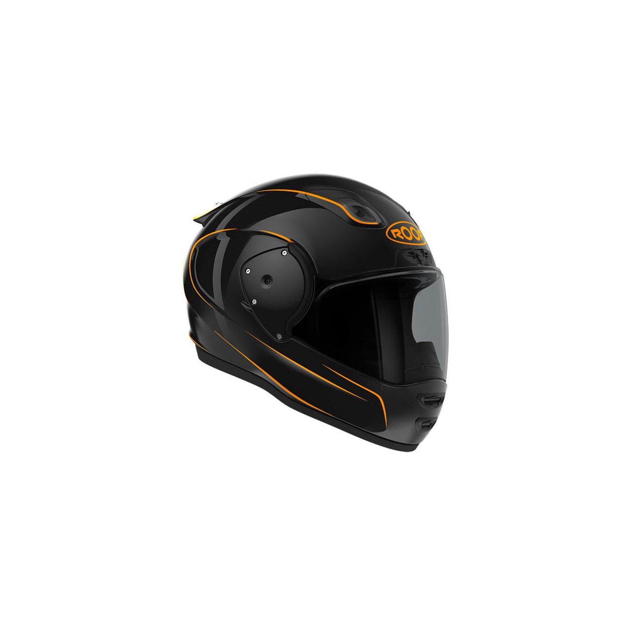 ROOF Casque RO200 NEON NOIR ORANGE