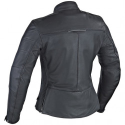 IXON Blouson moto cuir femme crystal slick noir