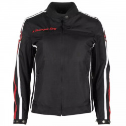 BLOUSON MOTO FEMME TISSU...