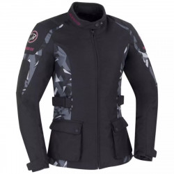 BERING VESTE MOTO FEMME LADY APRIL NOIR ET CAMO