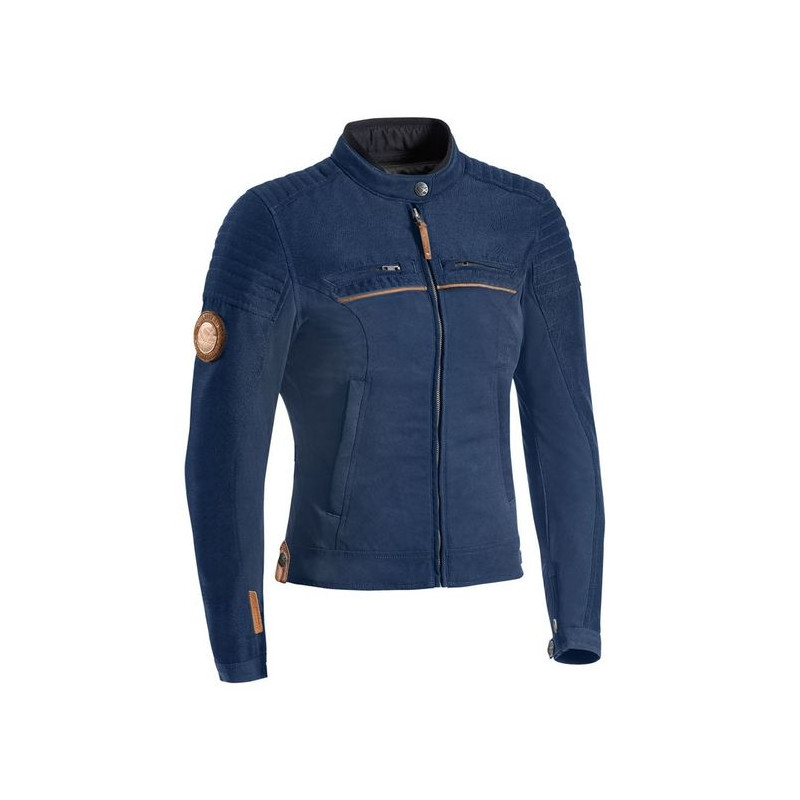 IXON BLOUSON MOTO FEMME BREAKER LADY NAVY