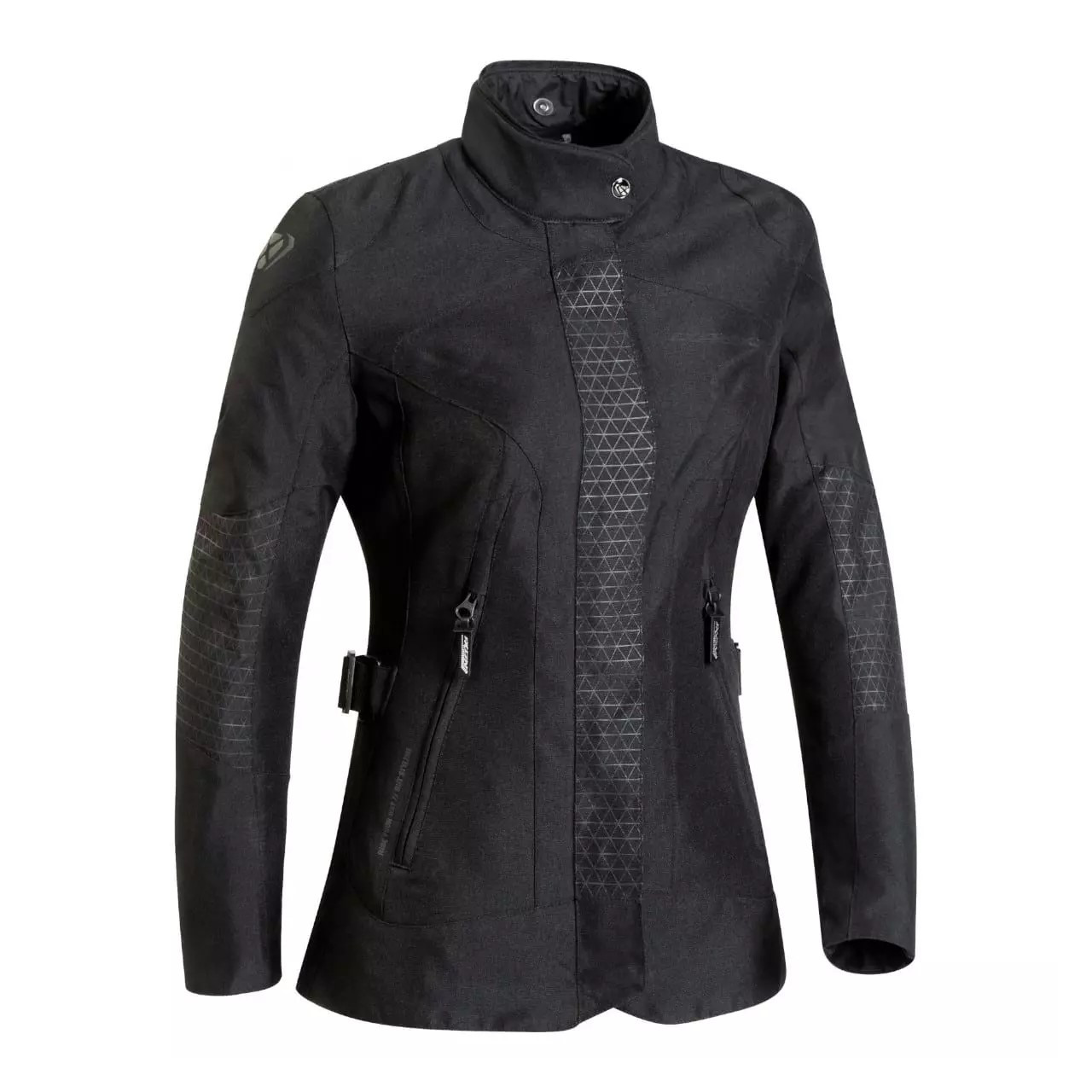 IXON VESTE MOTO FEMME LADY BLOOM TEXTILE NOIR