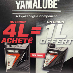 YAMALUBE Offre 4L acheté 1L offert - Yamalube S4 10W-40 semi-synthèse