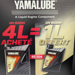 YAMALUBE Offre 4L acheté 1L offert - Yamalube FS4 10W-40 100 % synthèse