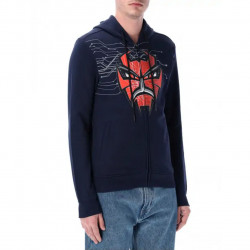 Quartararo SWEAT HOMME FABIO QUARTARARO CYBER "El Diablo" bleu 2022