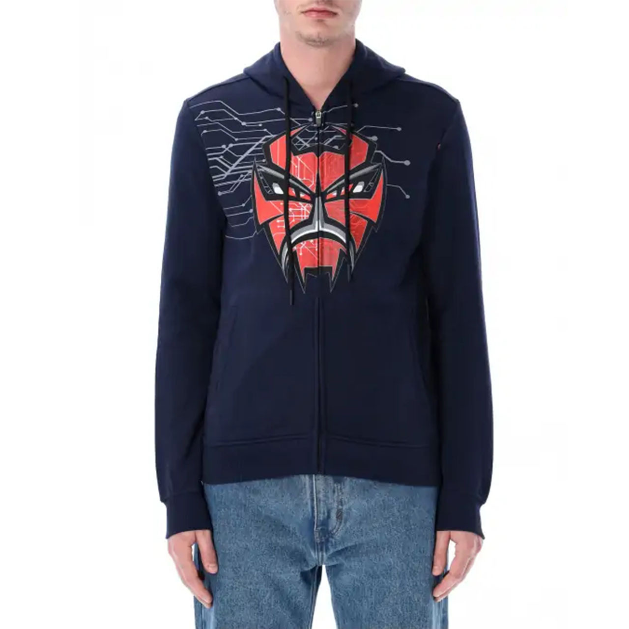 Quartararo SWEAT HOMME FABIO QUARTARARO CYBER "El Diablo" bleu 2022