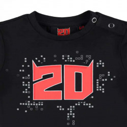 Quartararo T-shirt bébé Fabio Quartararo Noir FQ20 2023