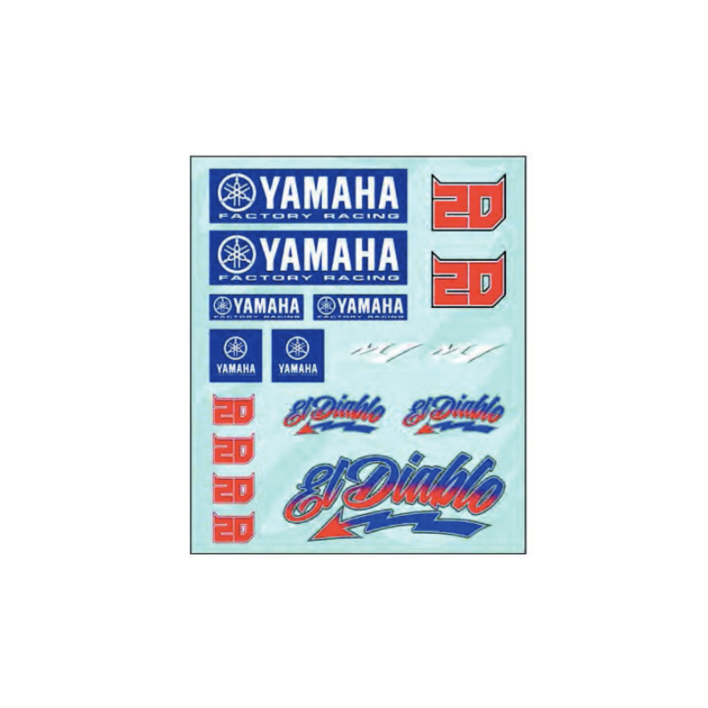 YAMAHA - Autocollant sticker Quartararo El Diablo