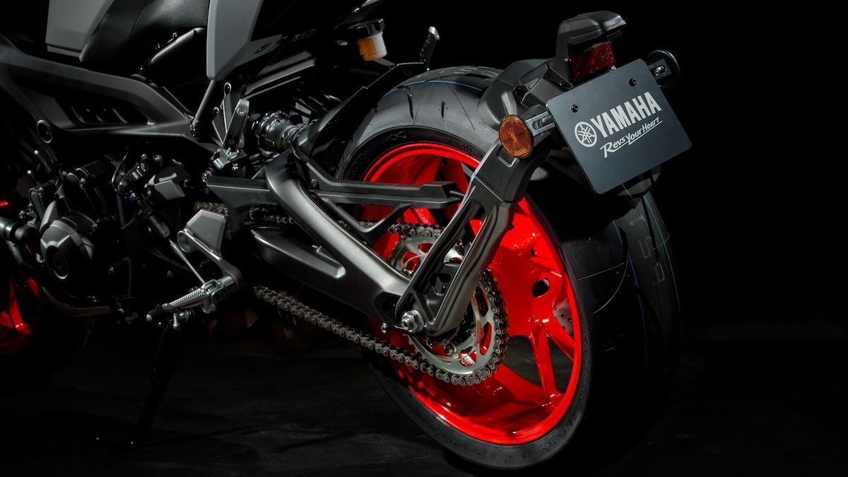 Yamaha MT-09 2019 support de plaque