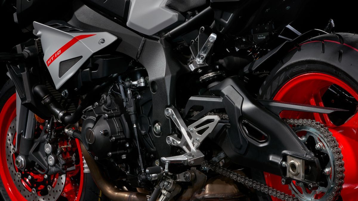 Yamaha MT-10 2019 Cadre Deltabox et bras oscillant légers en aluminium
