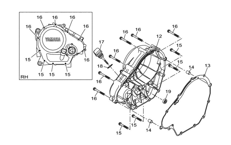 Pièces détachées d'origine Yamaha